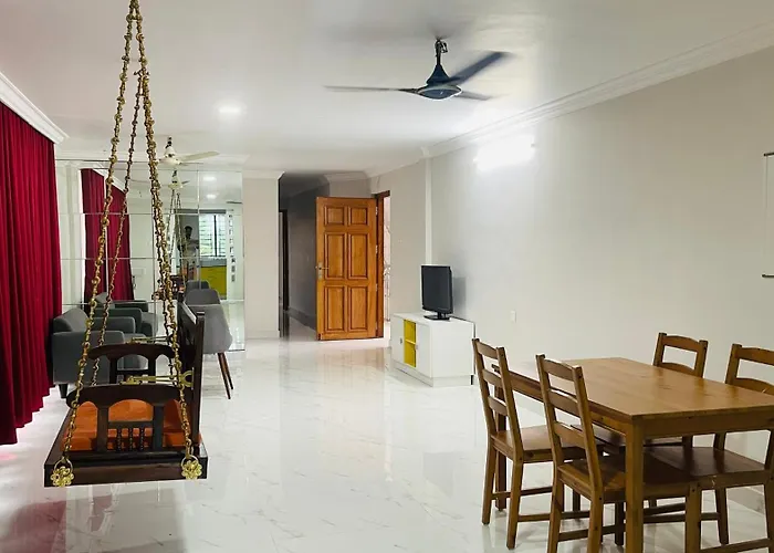 Rajamandiram 3Bhk Ac Apartment In Trivandrum Central