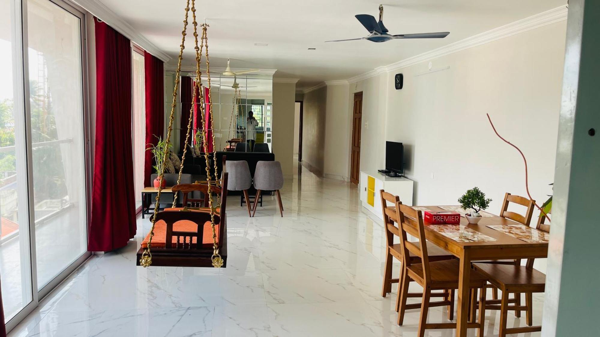 Rajamandiram 3bhk Ac In Trivandrum Apartment Thiruvananthapuram